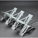 Illustration for article titled Futuristic Origami Desk Cut and Folded from a Single Sheet of Steel